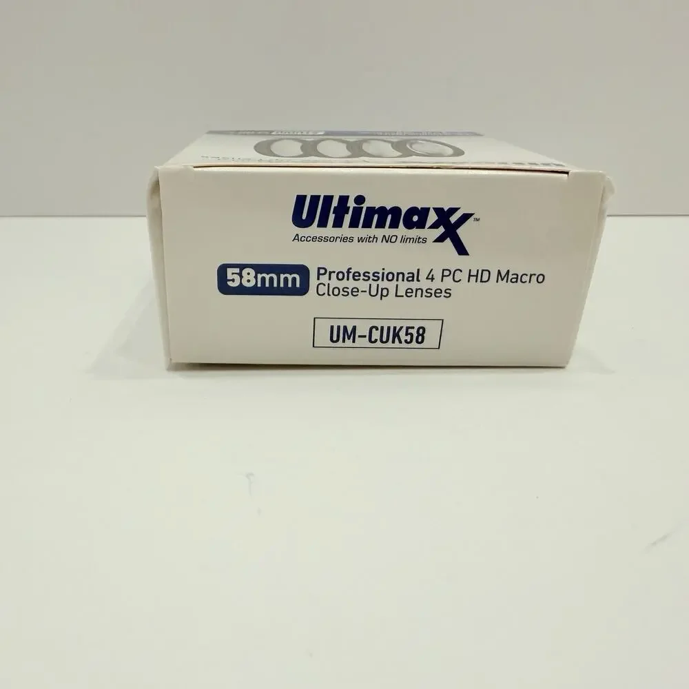 Ultimaxx UM-CUK58 58mm Professional HD Macro Close Up Lenses 4pcs